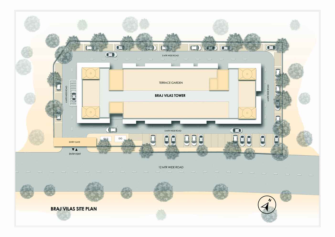 Braj Vilas Site Plan