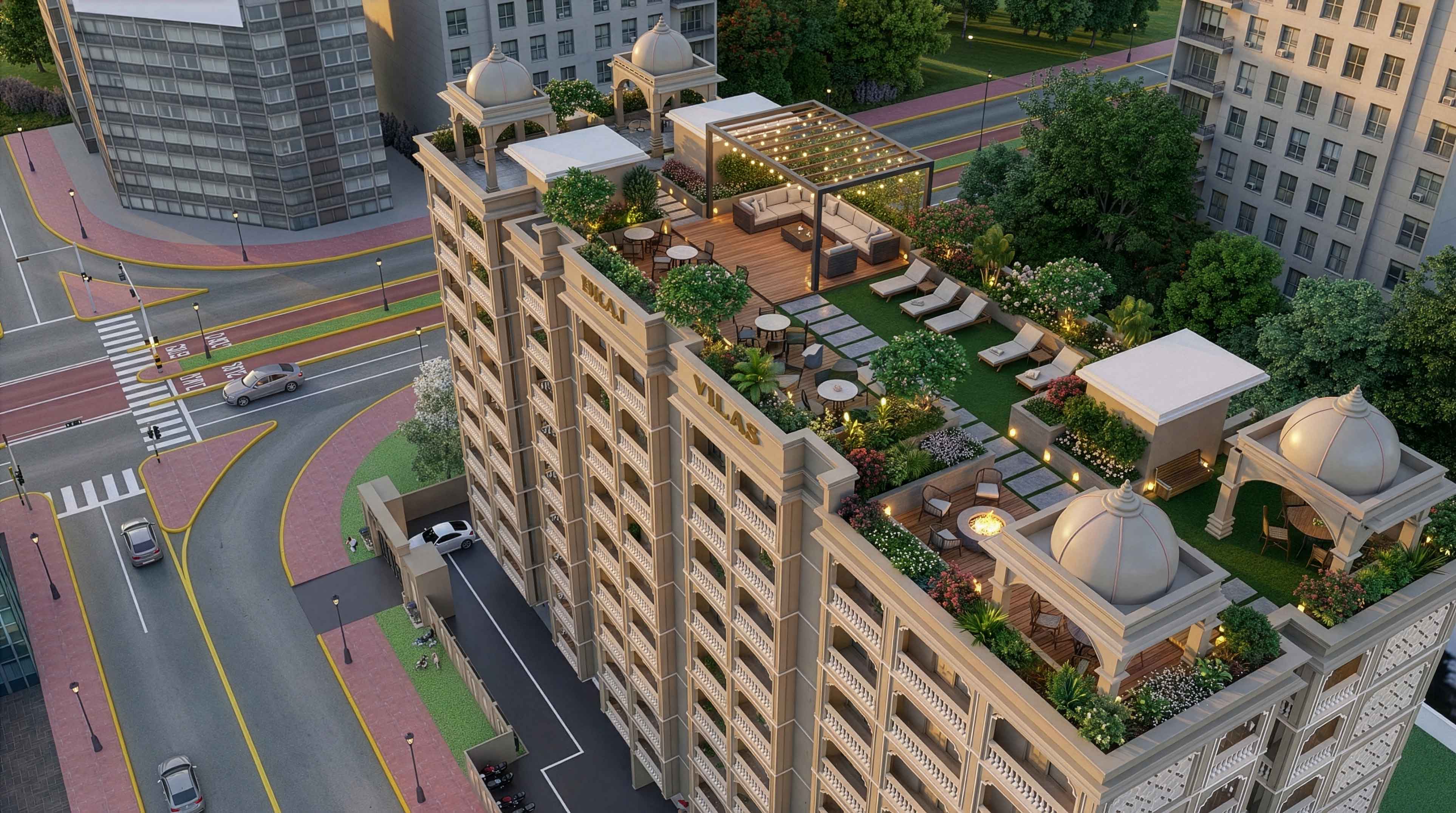 Braj Vilas Rooftop View